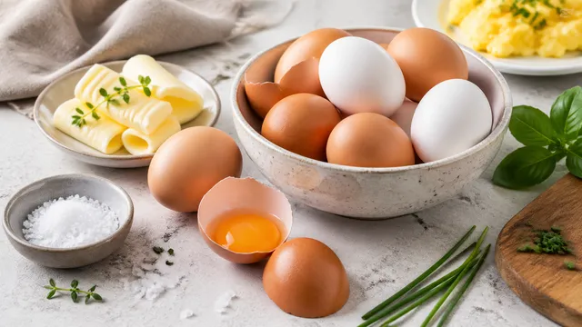 Keto food: eggs