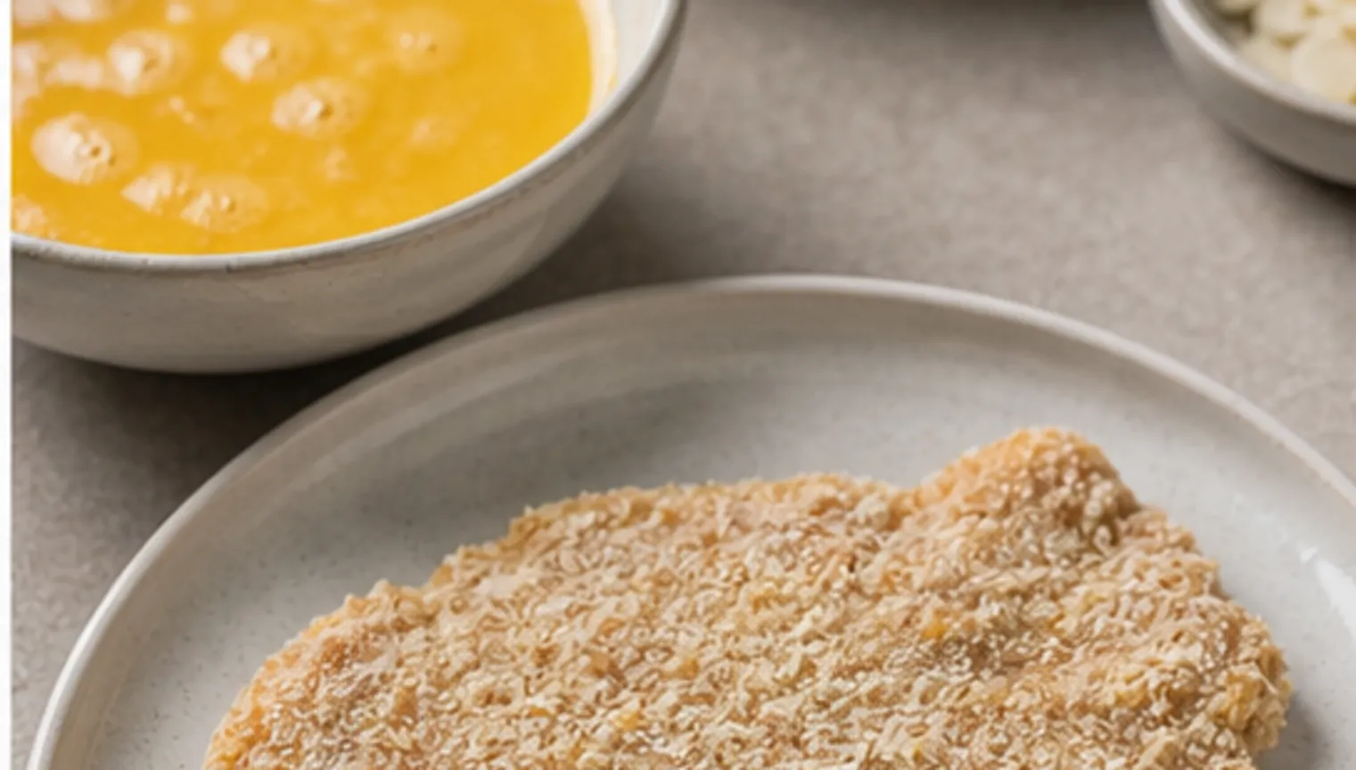 Zubereitungsschritt für Keto Wiener Schnitzel with Almond Breading - Crispy, No Flour während der Keto-Rezeptzubereitung
