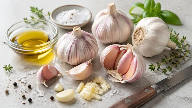 Keto food: garlic
