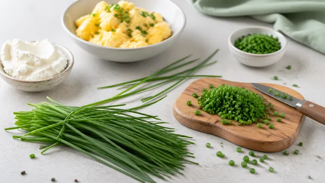 Keto food: chives
